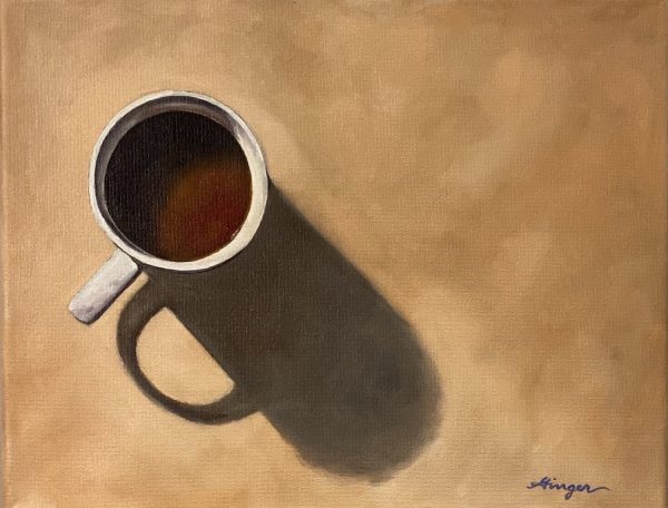Cup of Coffee-Oil on Canvas – 11 x 14 inches