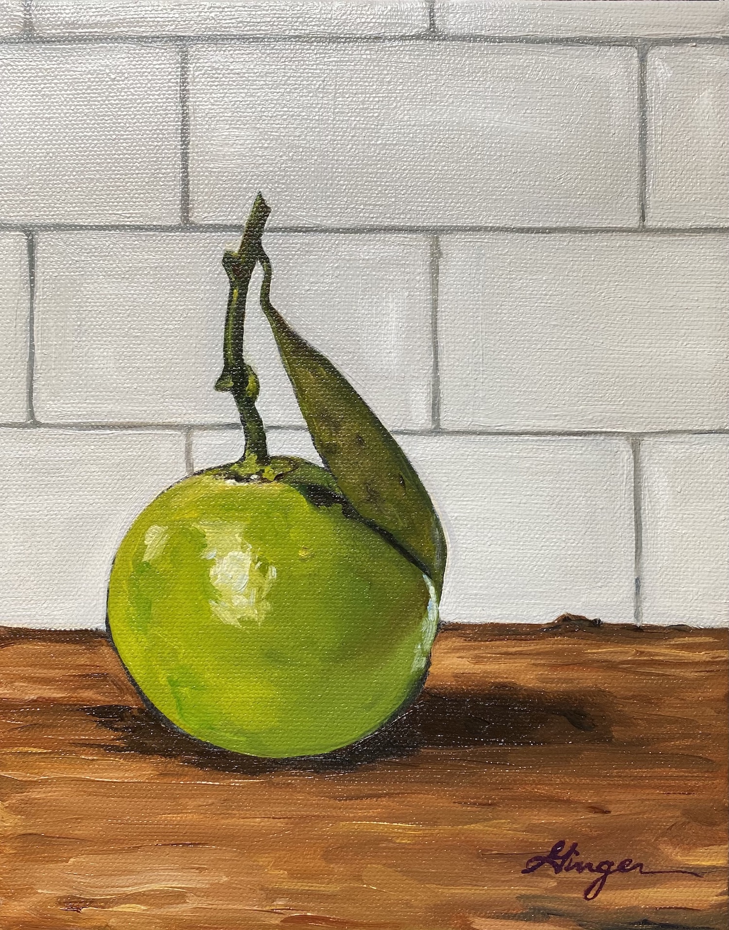 Key Lime-Oil on Canvas – 8 x 10 inches